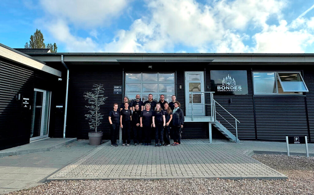 Medarbejdere hos Bondes Møbelfabrik